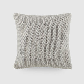 Seed Stitch Knit Throw Pillow Cover and Insert