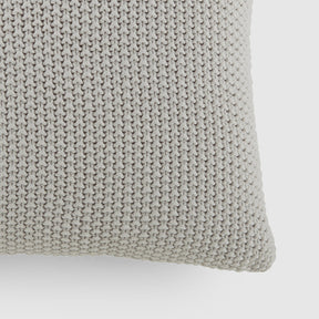 Seed Stitch Knit Throw Pillow Cover and Insert