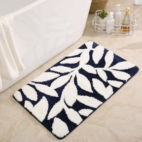 Leaf Pattern Soft Non-slip Bath Mat