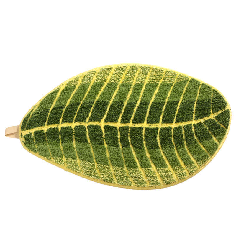 Green Banana Leaf Soft Door Rug