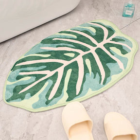 Leaf Shape Kitchen Carpet Entrance Doormat