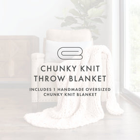 Oversized Chunky Knit Blanket