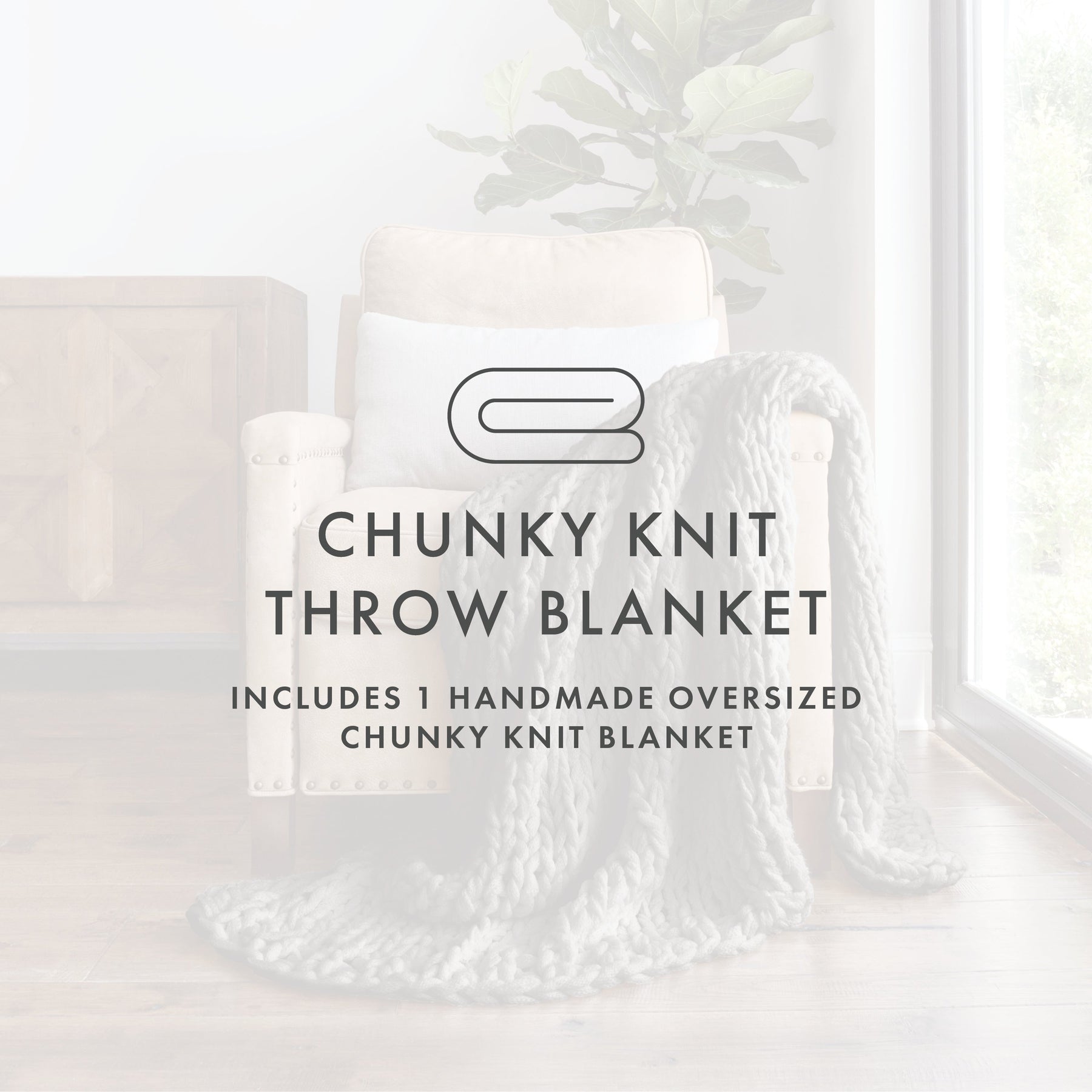 Oversized Chunky Knit Blanket