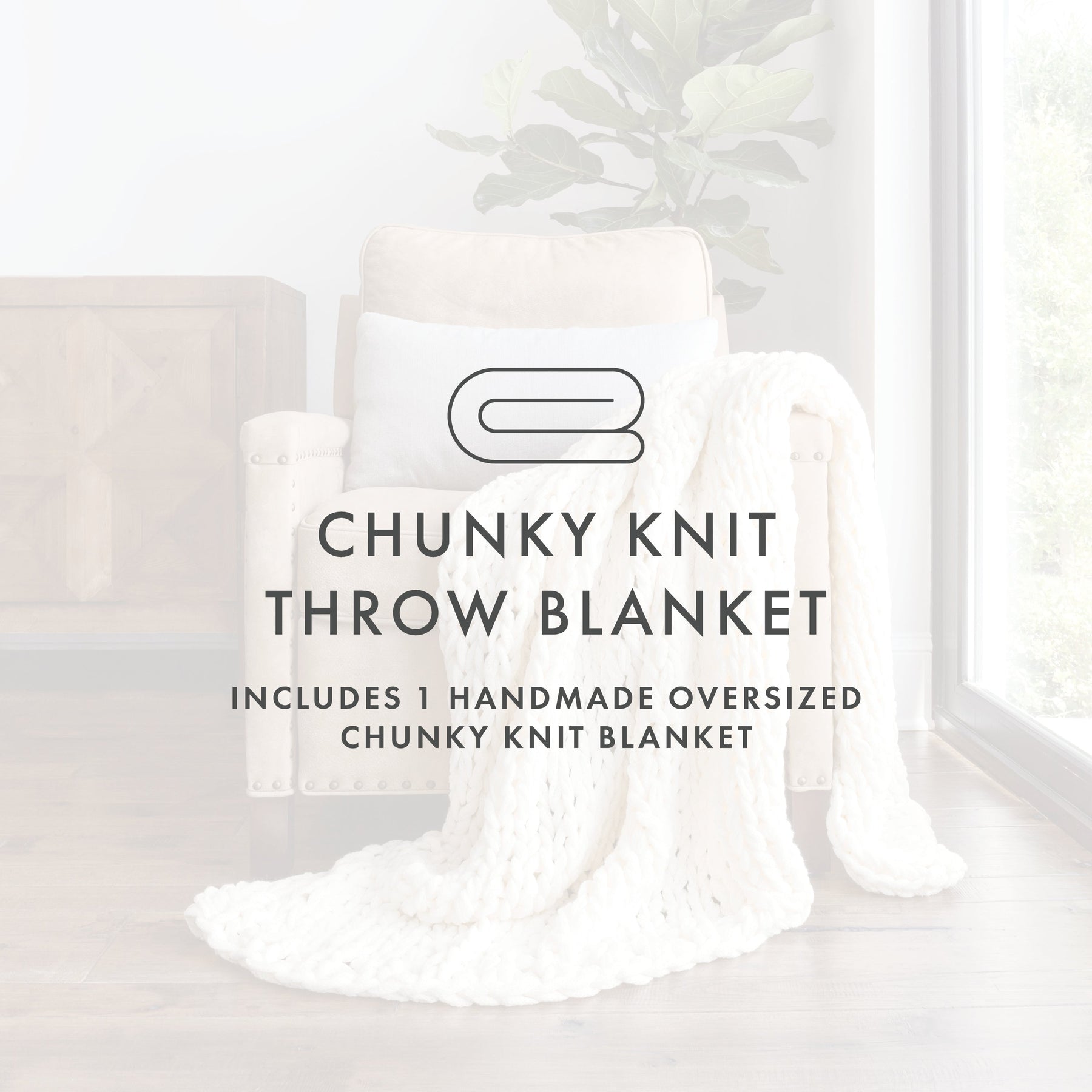 Oversized Chunky Knit Blanket