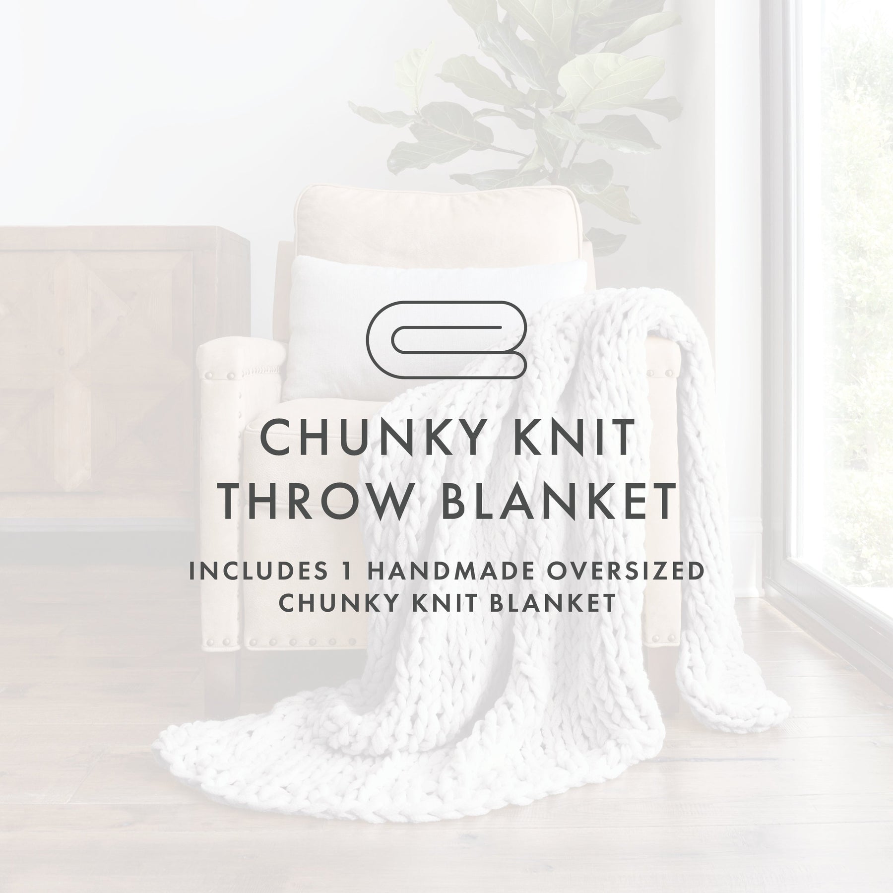 Oversized Chunky Knit Blanket