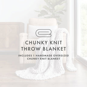 Oversized Chunky Knit Blanket