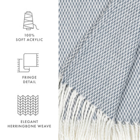 Herringbone Throw Blanket