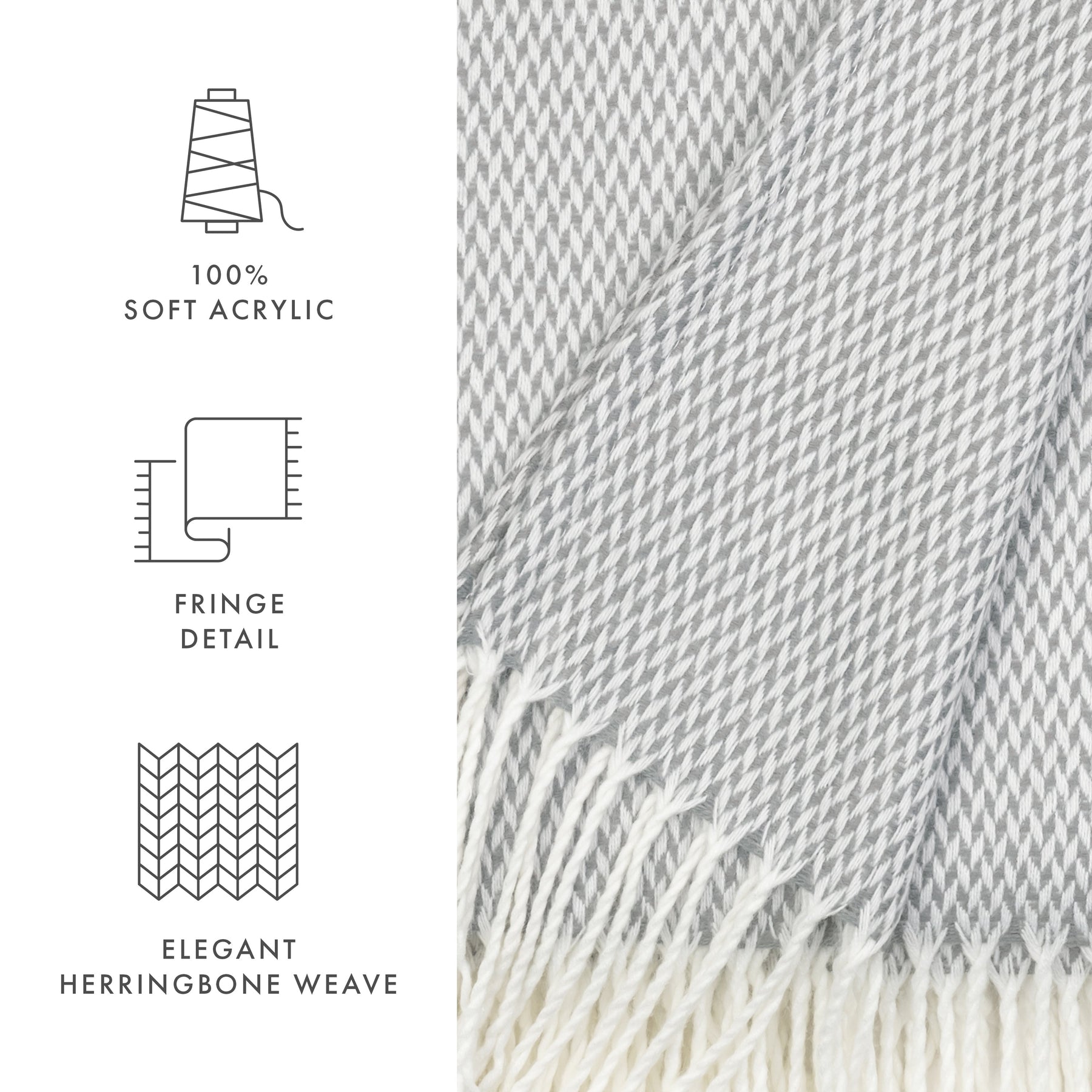 Herringbone Throw Blanket