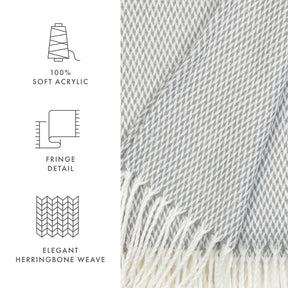 Herringbone Throw Blanket