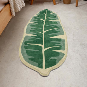 Leaf Shape Kitchen Carpet Entrance Doormat