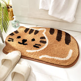 Absorbent Non-slip Cute Cat Bath Mat