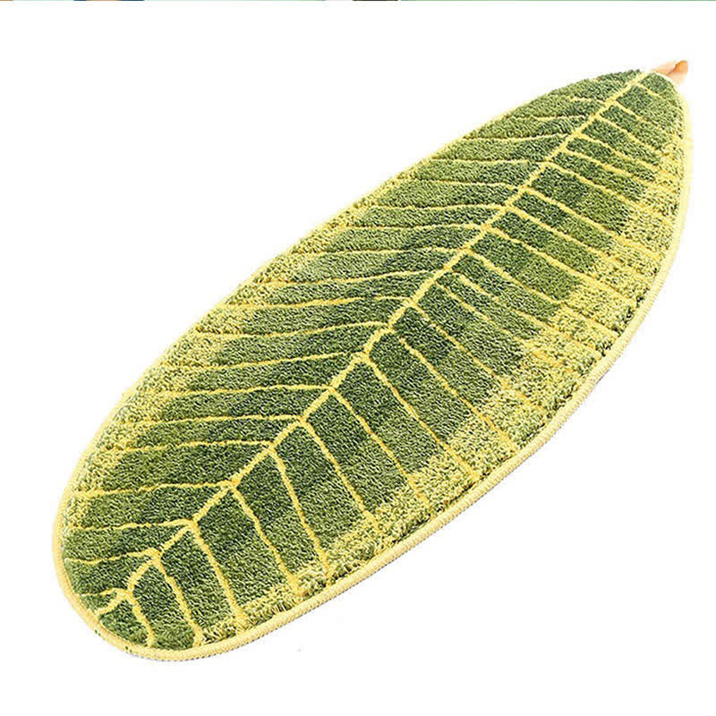 Green Banana Leaf Soft Door Rug